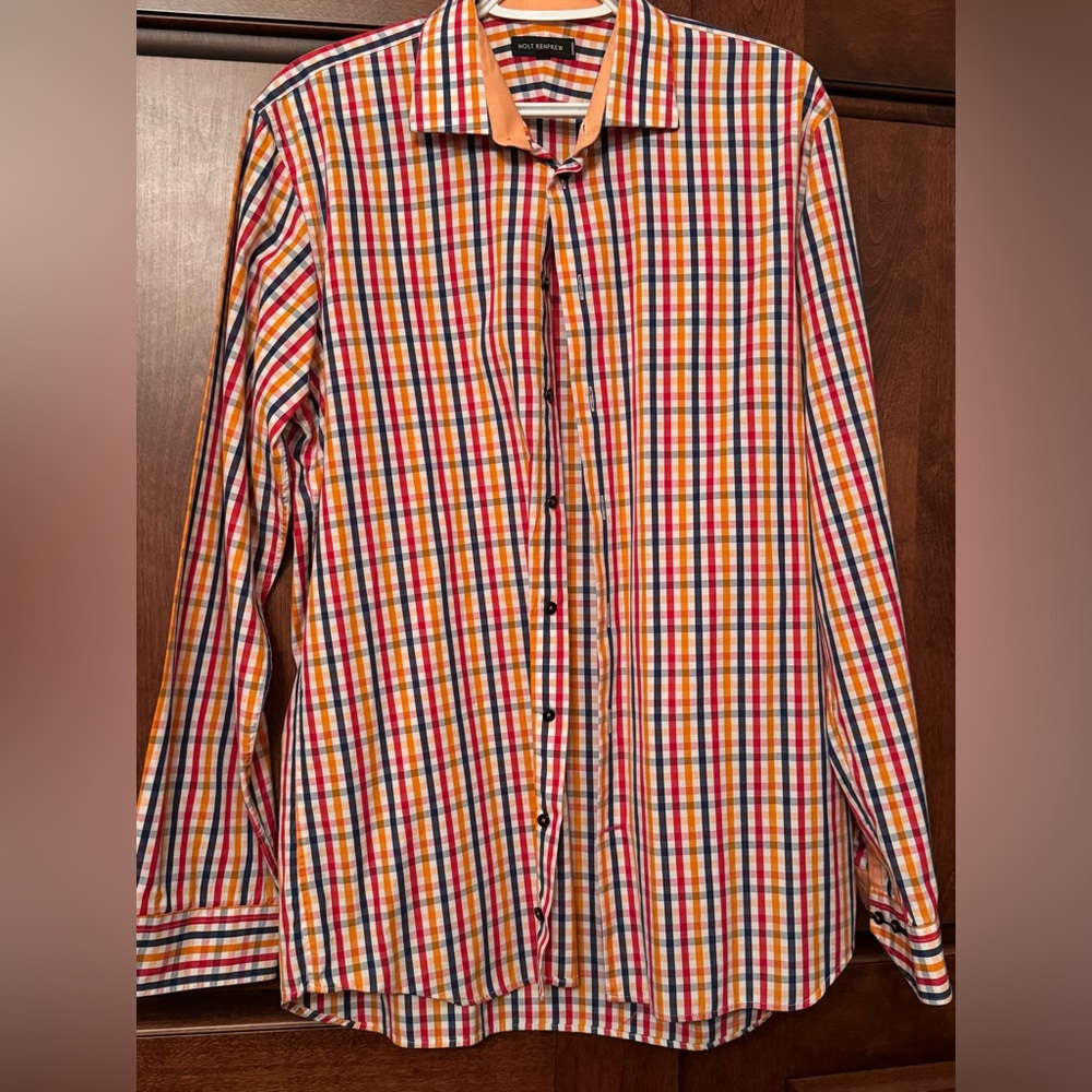 Multicolour checkered dress shirt